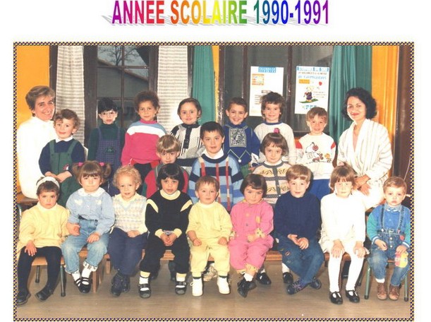 1990-1991 section petits avec noms sur photo suivante